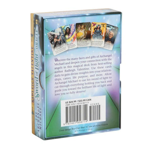 The Archangel Michael Sword of Light Oracle Card Deck by Radleigh Valentine