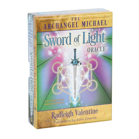 The Archangel Michael Sword of Light Oracle Card Deck by Radleigh Valentine