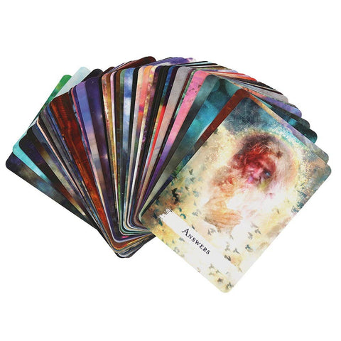 Spellcasting Oracle Card Deck by Flavia Kate Peters and Barbara Meiklejohn-Free