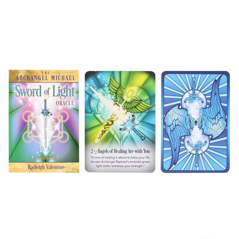 The Archangel Michael Sword of Light Oracle Card Deck by Radleigh Valentine