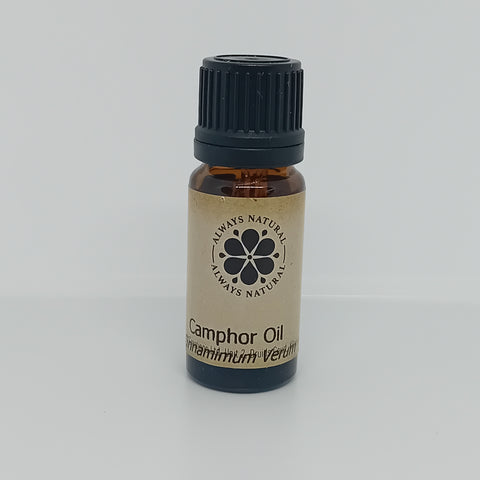 Camphor Essential Oil in Amber Glass Bottle by Always Natural