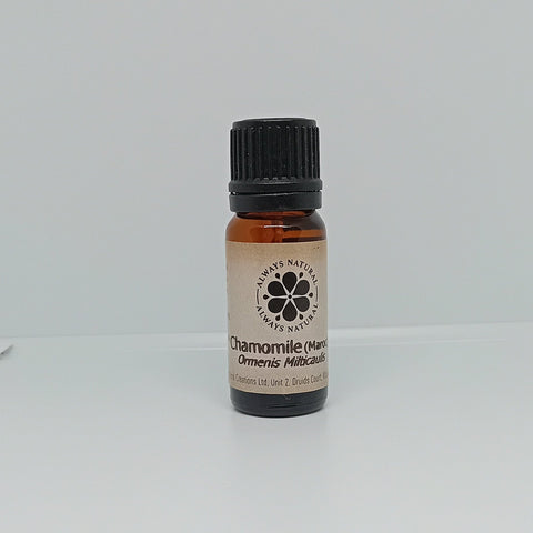 Chamomile Maroc Essential Oil in Amber Glass Bottle by Always Natural