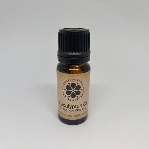 Eucalyptus Essential Oil in Amber Glass Bottle by Always Natural