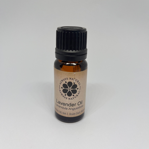 Lavender Essential Oil in Amber Glass Bottle by Always Natural