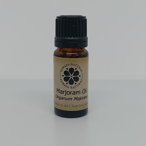 Marjoram Essential Oil in Amber Glass Bottle by Always Natural