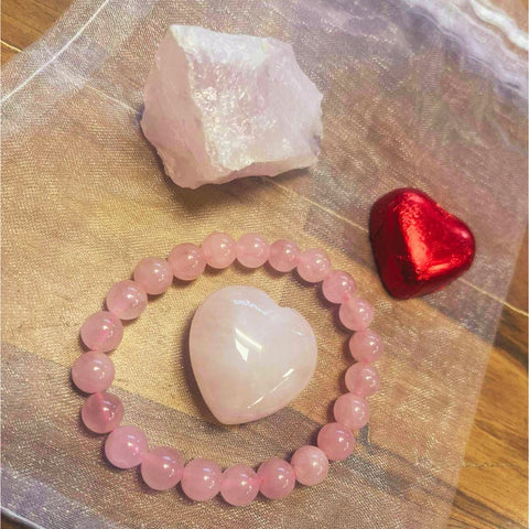 Rose Quartz Healing Gift Set