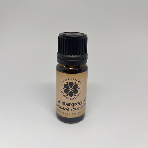 Wintergreen Essential Oil in Amber Glass Bottle by Always Natural