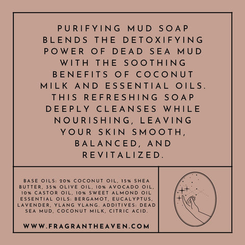 Purifying Mud Handmade Soap | 125g