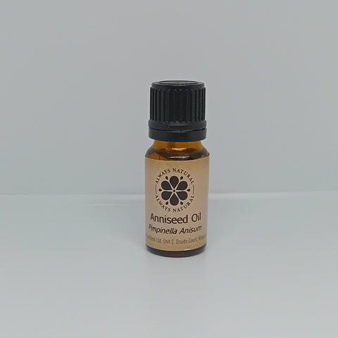 Aniseed Essential Oil in Amber Glass Bottle by Always Natural