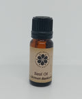 Basil Essential Oil in Amber Glass Bottle by Always Natural