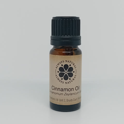 Cinnamon Essential Oil in Amber Glass Bottle by Always Natural