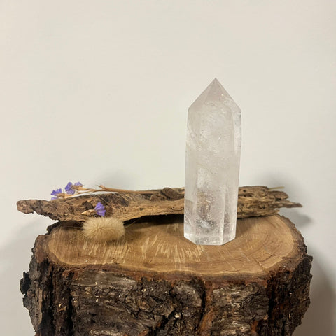 Clear Quartz Tower for clarity, focus, and energy support