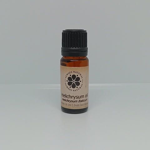 Helichrysum Essential Oil in Amber Glass Bottle by Always Natural