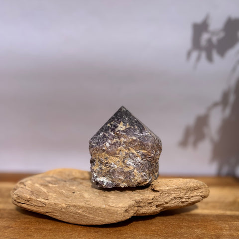 Lepidiolite Raw Point