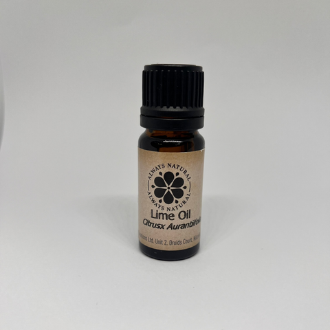 Lime Essential Oil in Amber Glass Bottle by Always Natural