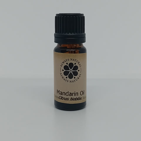 Mandarin Essential Oil in Amber Glass Bottle by Always Natural