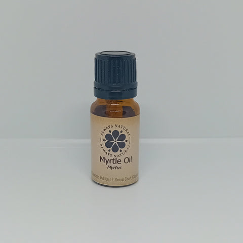 Myrtle Pure Essential Oil in Amber Glass Bottle by Always Natural