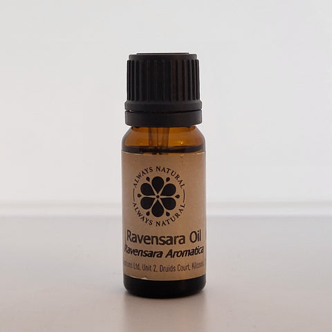 Ravensara Essential Oil in Amber Glass Bottle by Always Natural