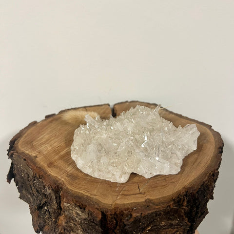 aw Clear Quartz Cluster with natural crystal points for clarity and energy support