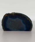 Polished Teal Agate Geode which combines tranquil energy with a spark of creative inspiration