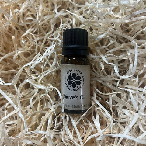 Thieves Oil in Amber Glass Bottle by Always Natural