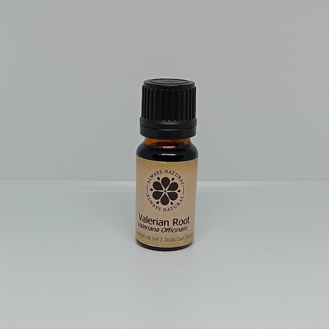 Valerian Root Essential Oil in Amber Glass Bottle by Always Natural