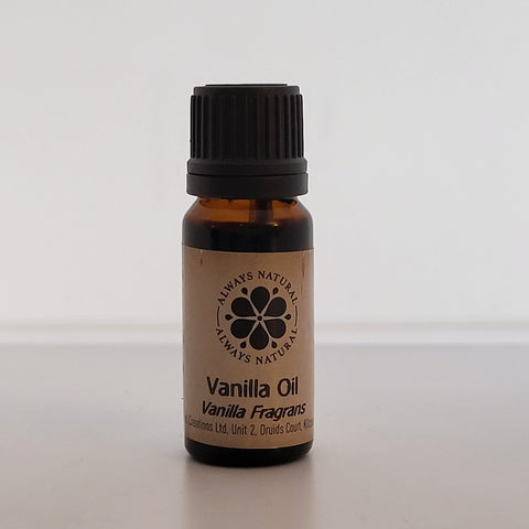 Vanilla Essential Oil in Amber Glass Bottle by Always Natural