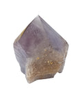 Amethyst raw stone with smooth polished point on white background, 64g — Fragrant Heaven
