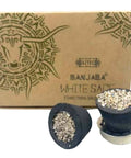 Banjara white sage resin cups incense box with six resin cups