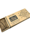 Banjara white sage smudge pyramid incense cones box