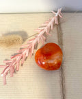 Carnelian Puff Heart one of a kind crystal for motivation and confidence