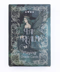 Fae Realm Oracle Playing Cards deck with fairy illustration and mystical design for intuitive guidance and divination