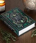 Green Witch Book Storage Box on Table