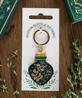 Green Witch Potion Bottle Keyring Packaging