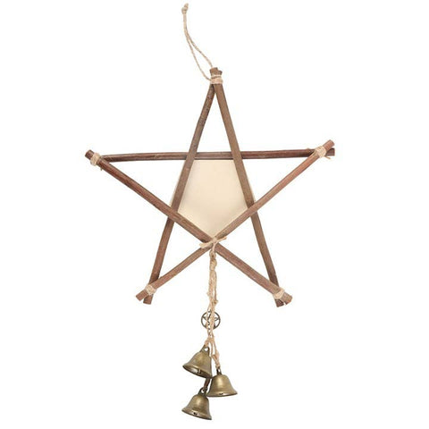 Green Witch Willow Pentagram Back View