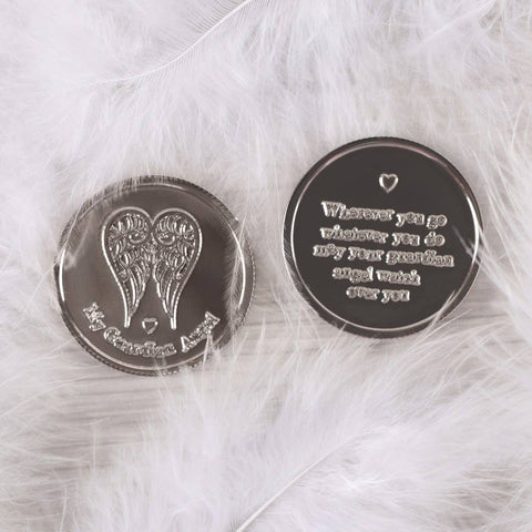 Guardian Angel Protection Coin Front and Back