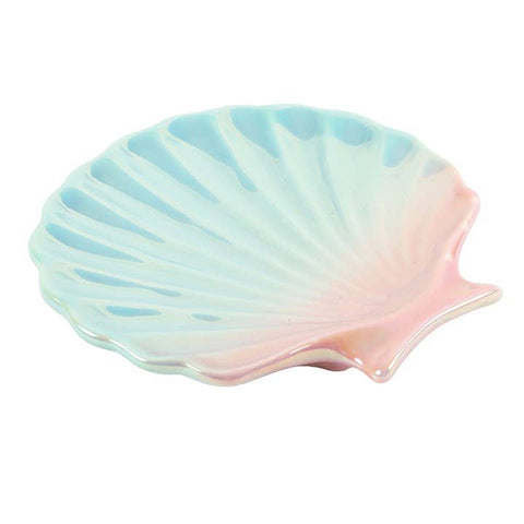 Iridescent Shell Trinket Dish Front View