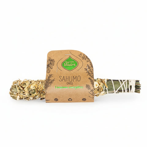 Large herbal smudge torch used for energy cleansing rituals