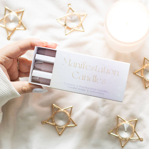Manifestation Spell Candles Set Lifestyle