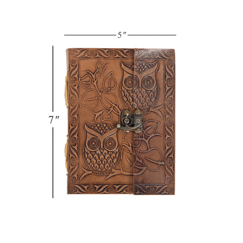 owl-embossed-leather-journal-size