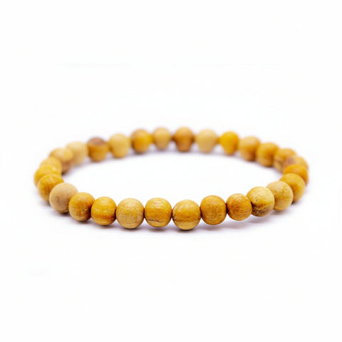 Palo Santo Wood Bead Bracelet 6mm