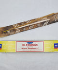 Satya Blessings Incense Sticks 15g box on a white background, designed to invoke grace and promote spiritual peace.