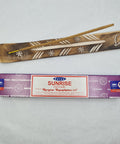 Satya Sunrise Incense Sticks 15g box on a white background, ideal for energizing morning rituals and meditation.