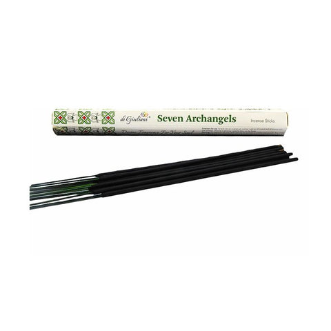 Seven Archangels Incense Sticks — Di Giuliani incense infused with sandalwood for serenity, peace, and spiritual protection.