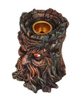 Detailed top view of the Small Green Man Backflow Incense Burner showing the cone holder.