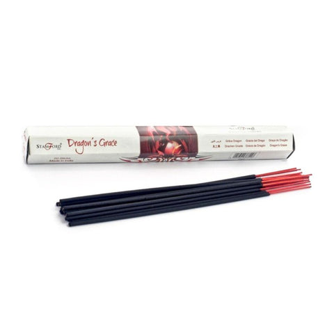 Stamford Dragon’s Grace Incense Sticks — energising fragrance for passion, creativity, and inspiration.